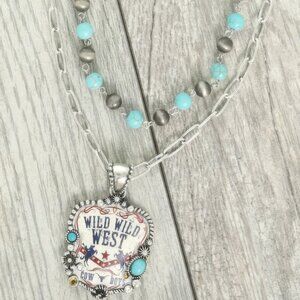 Western Wild West Beaded Necklace